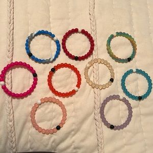 9 REAL Lokai Bracelets - 162 was total ORIGINAL PRICE